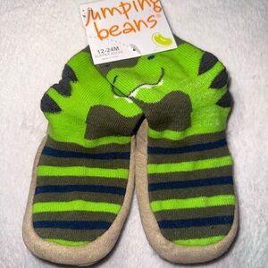 Jumping beans (Kohl’s brand) Dinosaur slipper socks. 
NWT!